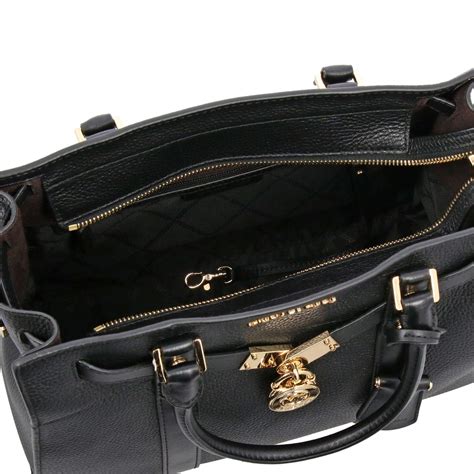 damenhandtasche michael kors leder schwarz|Designer.